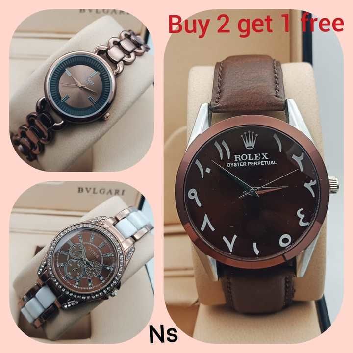 All Ladies Watch Combo 1 Watch Men's Leather Belt  uploaded by Rakesh Textiles on 3/19/2021