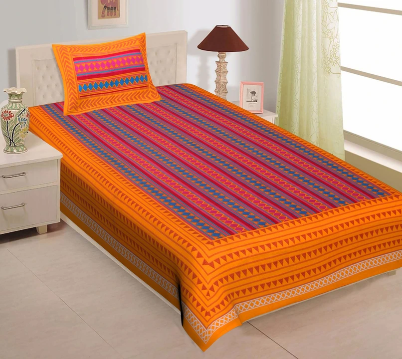 Super fine. Jaipuri single Bedsheet attractive    design uploaded by Sonya enterprises on 8/20/2023