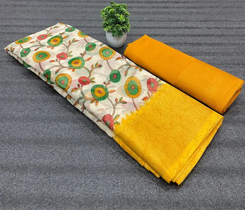 Cotton saree very border uploaded by Surat on 8/20/2023