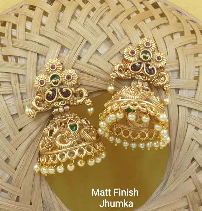 Mate jhumka set uploaded by business on 8/20/2023