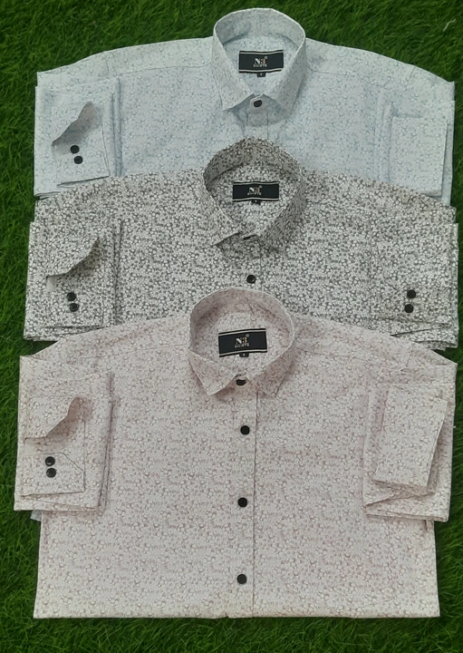 Heavy discharge print mens wear shirt uploaded by Nishant Traders on 8/20/2023