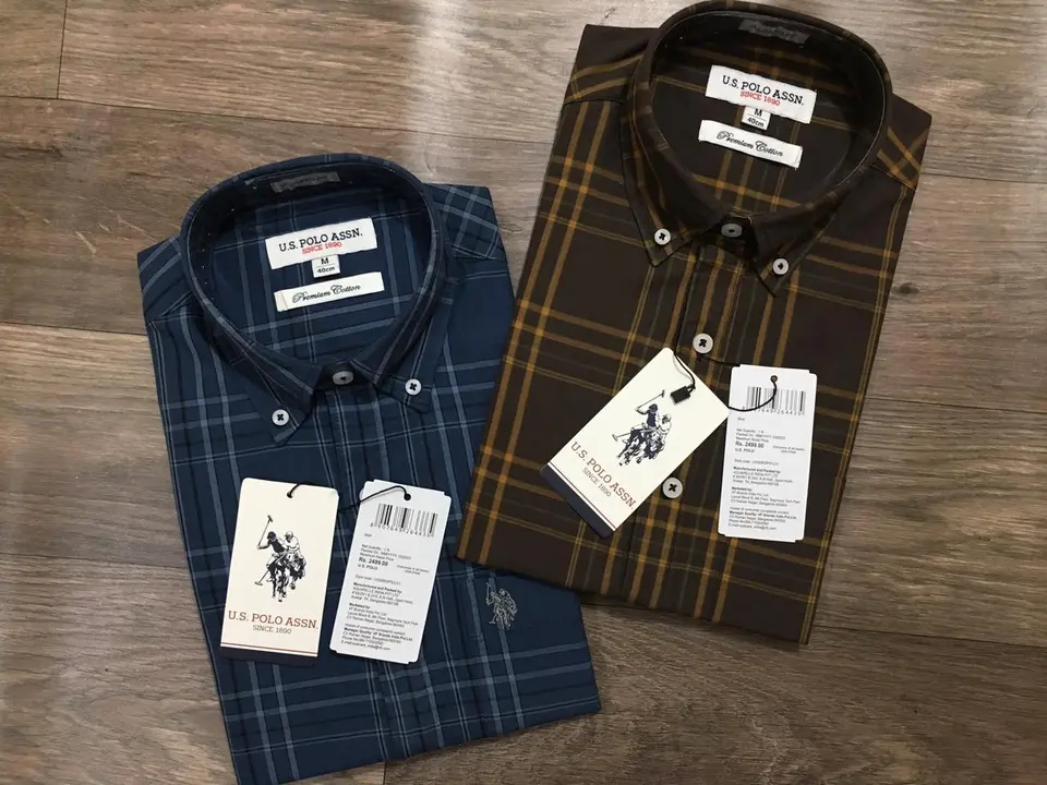 U.S.POLO CHECK SHIRTS FOR WHOLESALE  uploaded by ZENAM FASHION PVT.LTD on 8/20/2023