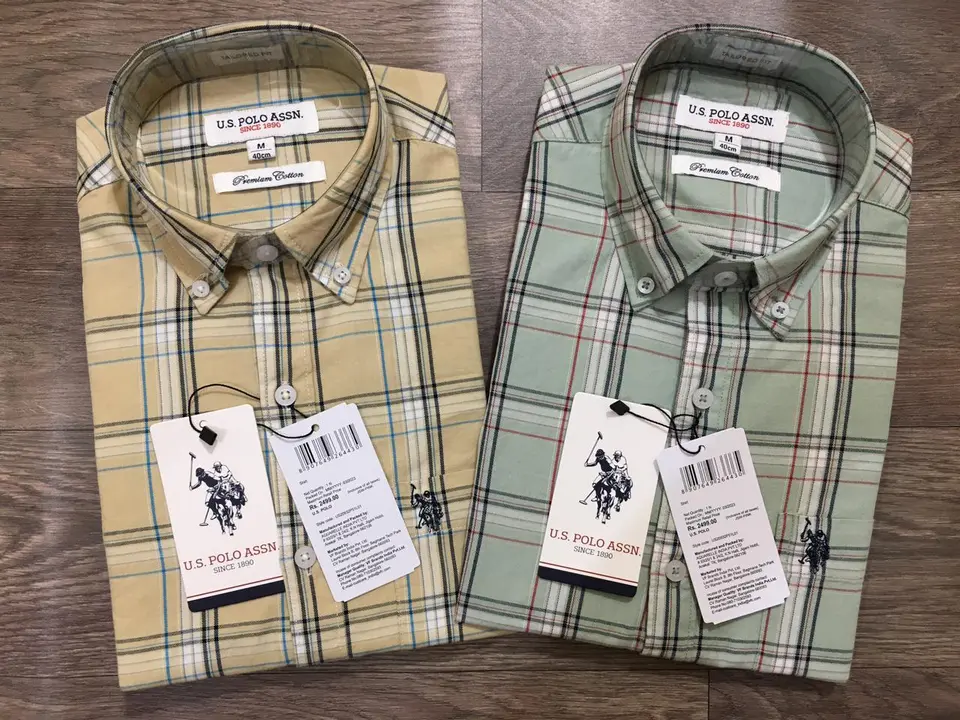 U.S.POLO CHECK SHIRTS FOR WHOLESALE  uploaded by ZENAM FASHION PVT.LTD on 8/20/2023