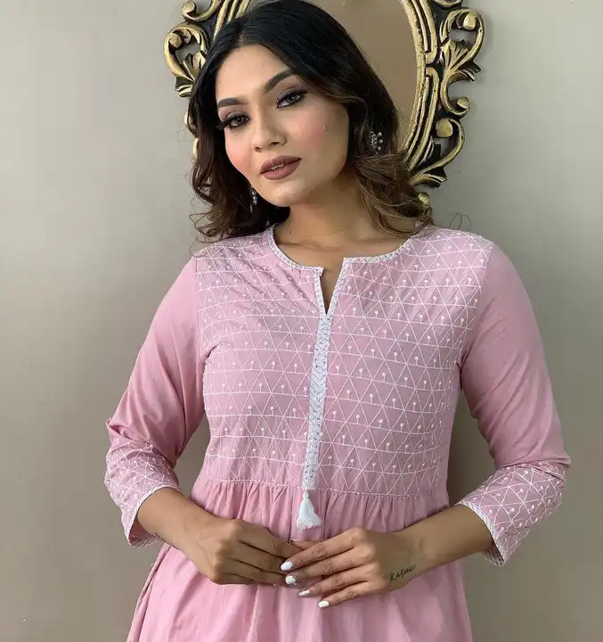 Naira cut Kurti with pant uploaded by s creation on 8/20/2023