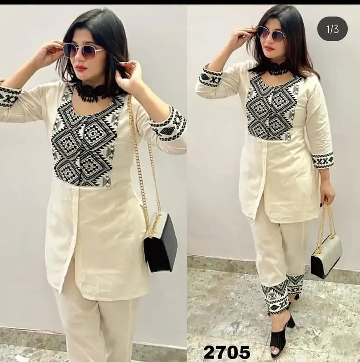 Straight Kurti with pant  uploaded by s creation on 8/20/2023