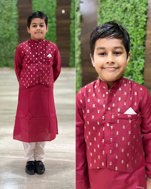 Catalogue :- LADOO (Kurta pyjama with attached Koti style) uploaded by Rang Bhoomi on 8/20/2023