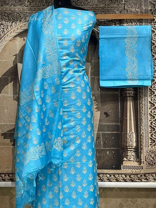 Maheshwari suit material  uploaded by Maa ahilya saree suit centre on 8/20/2023