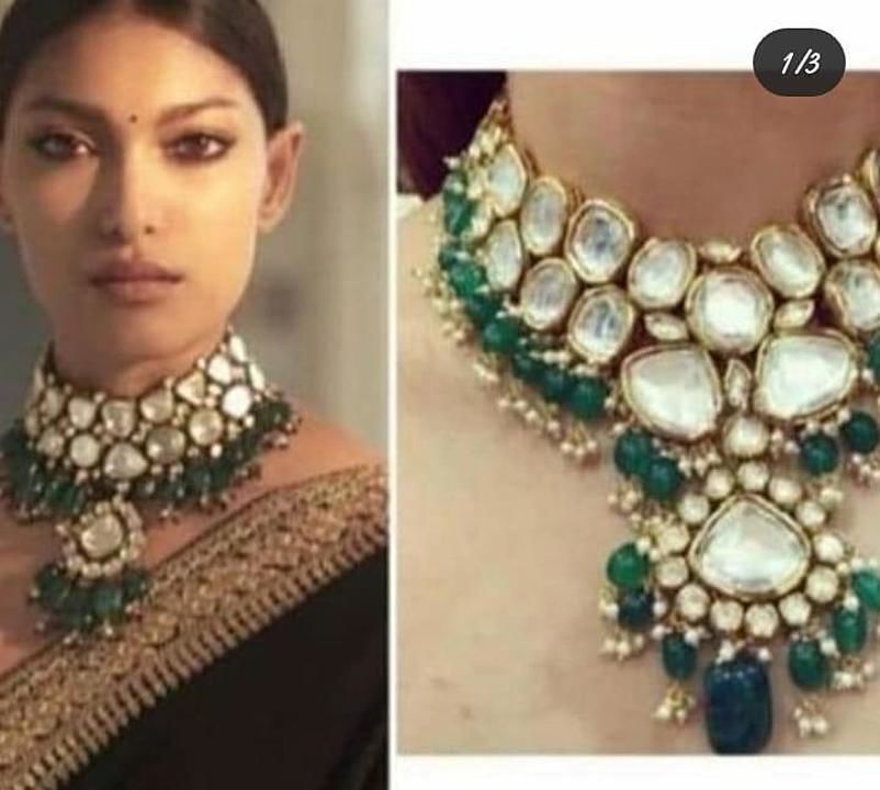 High quality kundan meena jwellery uploaded by Imitation jewellery on 7/16/2020