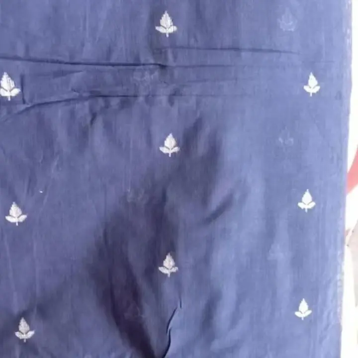 Khadi jamdani febrics  uploaded by Tant handloom cotton jamdani saree & febric on 8/20/2023
