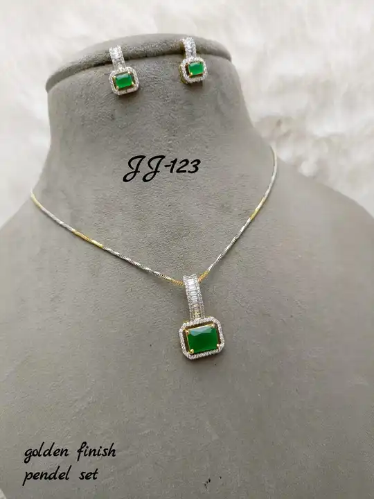 Pendel set (imitation jewellery) uploaded by Taha fashion from surat on 8/20/2023