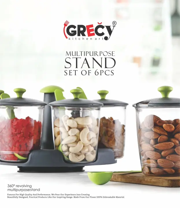 GRECY MULTIPURPOSE STAND, SET OF 6 PCS
(Ideal to Serve Dryfuits, Pickle, Mouth Fresheners, Etc) uploaded by business on 8/20/2023