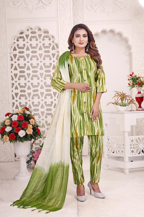 Exclusive designer cod set with dupatta in Hevy qwality reon14kg febric  uploaded by business on 8/21/2023