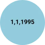 Business logo of 1,1,1995