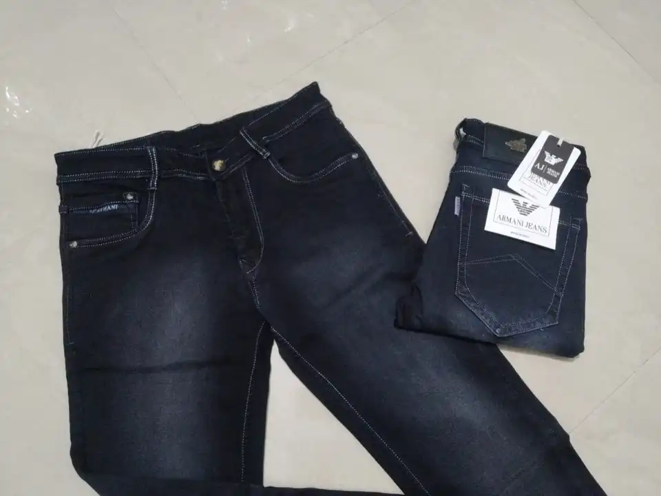Men's jeans cotton by cotton  uploaded by Radha Krishna Lowers manufacturer on 8/21/2023