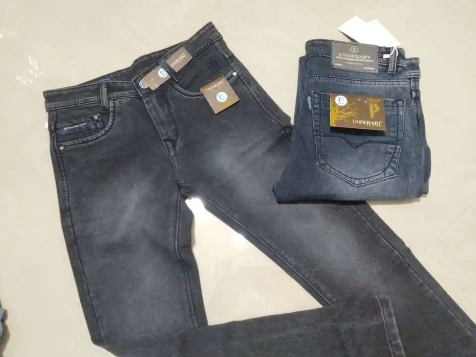 Men's jeans cotton by cotton  uploaded by Radha Krishna Lowers manufacturer on 8/21/2023