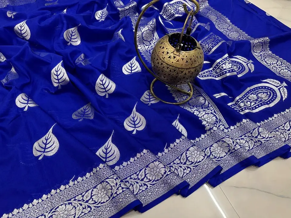Banarasi Katan Georgette Silk Saree uploaded by REGALIA WEAVERS ENTERPRISES on 8/21/2023