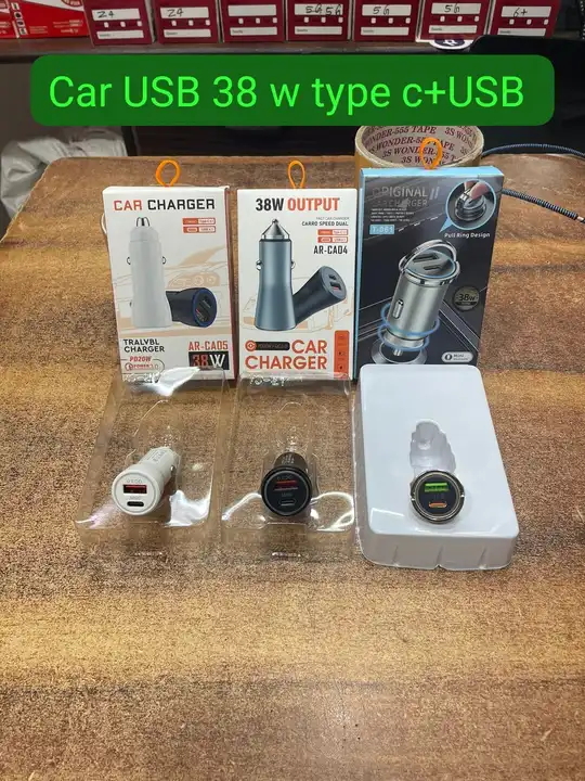 38w pd type c+USB car charger  uploaded by business on 8/21/2023