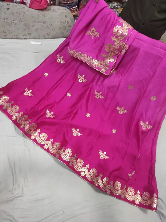 Pure d cinone fabric lehnga chunni+ blause  uploaded by Narayan and sons jaipur rajasthan india on 8/21/2023
