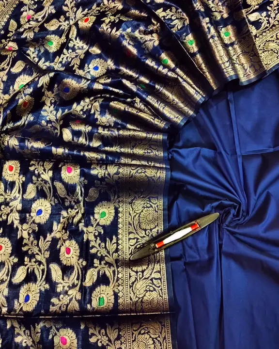 Banarasi Katan Silk Suit uploaded by REGALIA WEAVERS ENTERPRISES on 8/21/2023