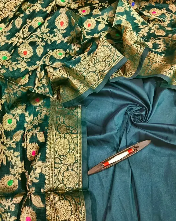 Banarasi Katan Silk Suit uploaded by business on 8/21/2023