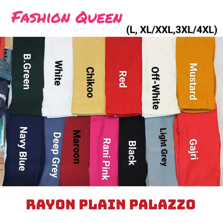 Plain and printed.plazzo uploaded by Fashion Queen on 8/21/2023