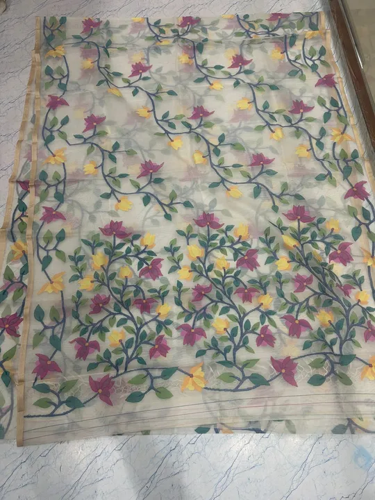 Pure tantuj reshom saree uploaded by business on 8/21/2023
