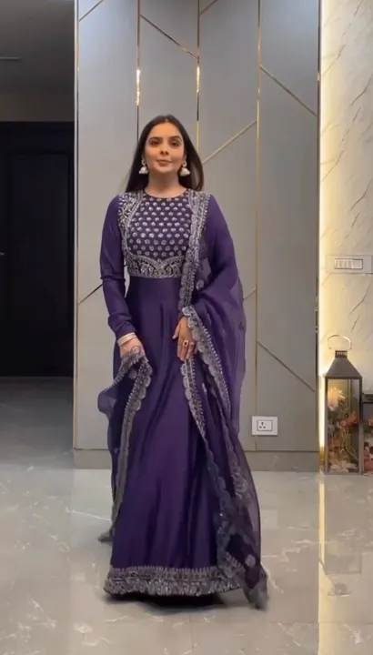 Gown uploaded by Taha fashion from surat on 8/21/2023
