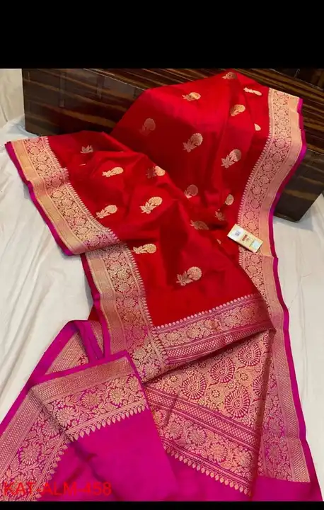 Pure silk handloom uploaded by Pure silk saree wholesale on 8/21/2023