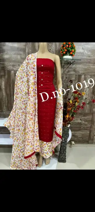 Red ♥️ Cotton Suit  uploaded by Zuberiya Global on 8/21/2023