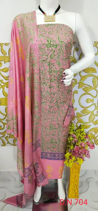 KATAN SALAB HAND BLOCK PRINT SUIT  uploaded by S.N.COLLECTIONS  on 8/21/2023