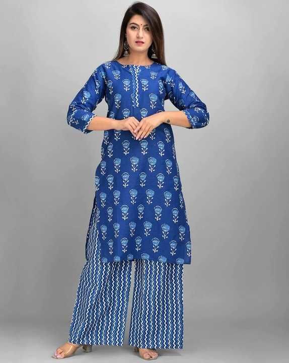 Rayon kurti with pant  uploaded by Balaji textiles  on 3/19/2021