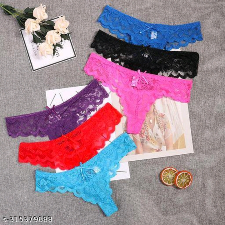 Women lace panty uploaded by business on 8/21/2023