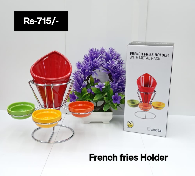 French fries holder uploaded by Perfect Crockery  on 8/21/2023