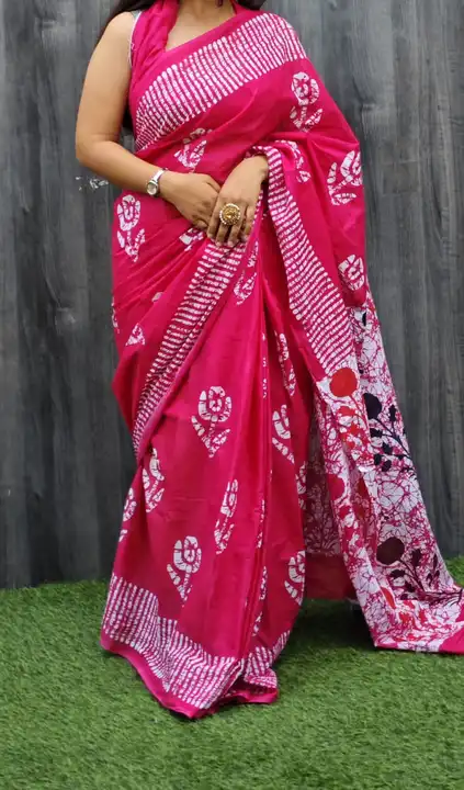 Hend block printed cotton Malmal Sarees  uploaded by NR Collection on 8/21/2023