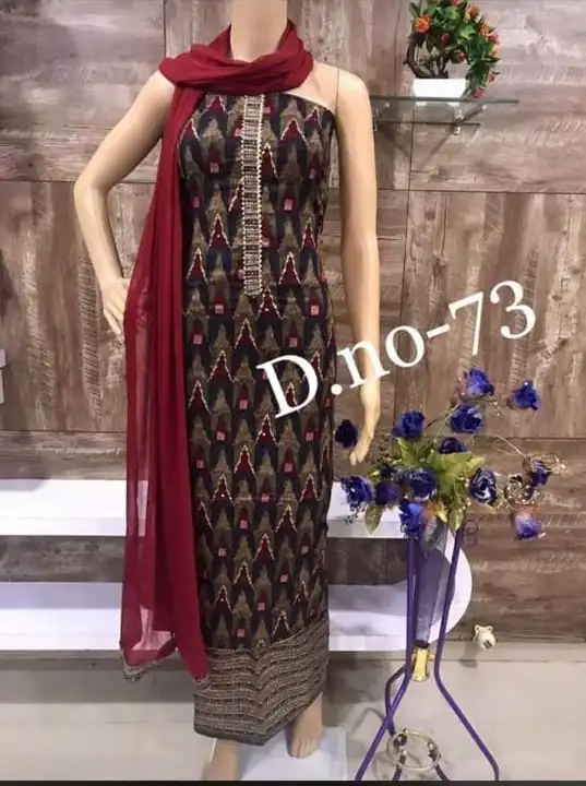 Chiffon Dupatta Suits  uploaded by business on 8/22/2023