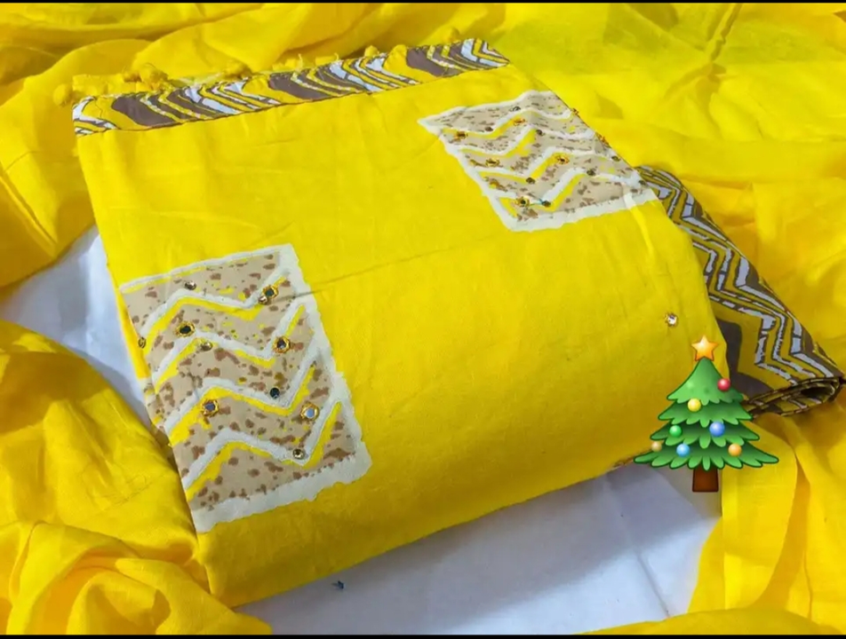 Pure Cotton Haldi Occasion Suit uploaded by Zuberiya Global on 8/22/2023