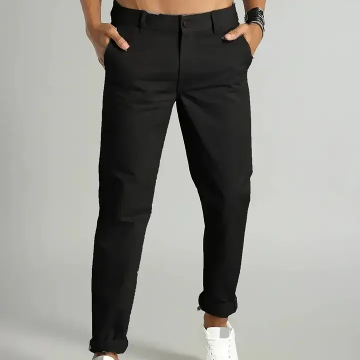 Stylish Black Cotton Solid Chinos For Men

Size: 
28
30
32
34

 Color:  Black

 Fabric:  Cotton

 Ty uploaded by Somu4e7 collection on 8/22/2023