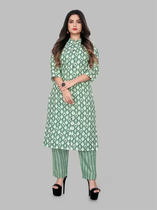 Women Partywear Kurti Set  uploaded by AK lifestyle on 8/7/2023