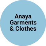 Business logo of Anaya garments & clothes