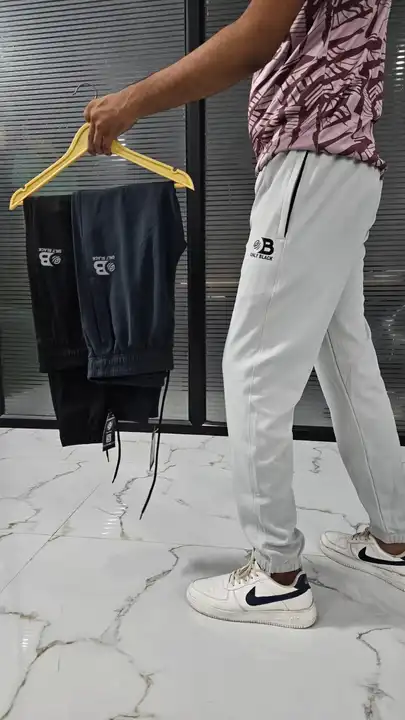 JOGGER STYLE
TRACKPANTS 
SIZE..M.L.XL.XXL
(FABRIC IMPORTANT  CARTIER)
BEST QUALITY 
3 COLOUR uploaded by business on 8/22/2023