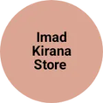 Business logo of Imad kirana store