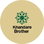 Business logo of Khandare brother
