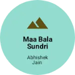 Business logo of Maa Bala sundri enterprise