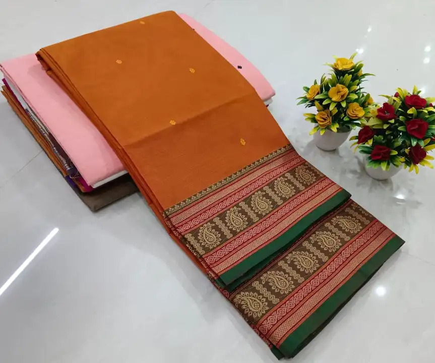 Kanchi Cotton Sarees uploaded by DHARUN TEX Traditional Cotton Sarees on 8/22/2023