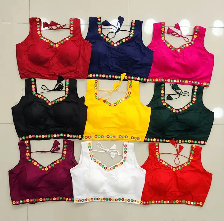 💃Real Mirror Work Blouse 🤩 uploaded by business on 8/22/2023