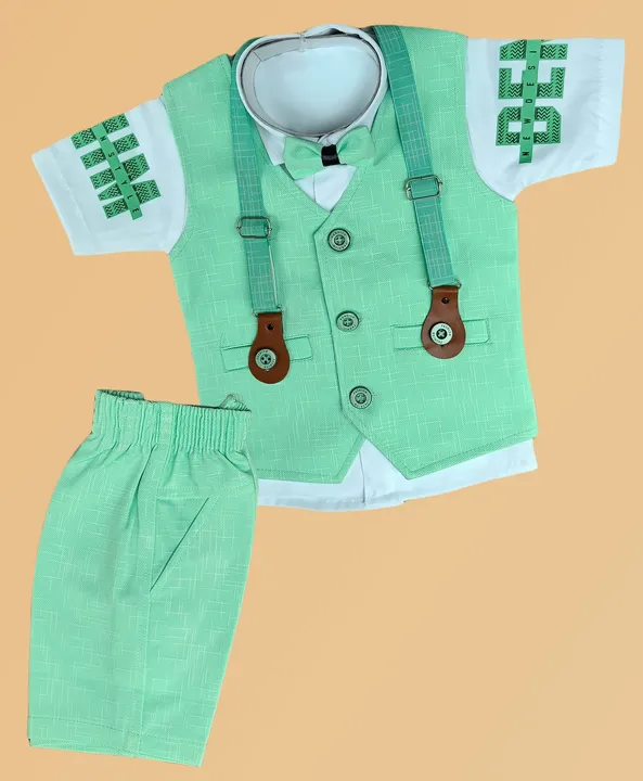 QUTIE NINJA BABY BOYS DRESS (BABAST-GRN-LINES) uploaded by VDetail on 8/22/2023