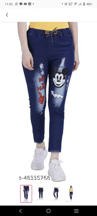 Women jogger jeans  uploaded by FashionO2 on 8/22/2023