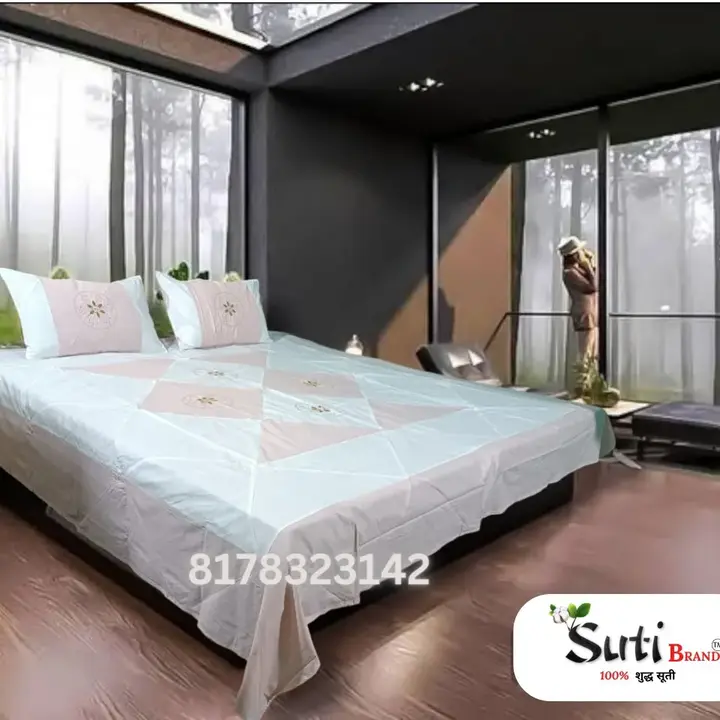 SutiBrand bedsheets uploaded by Tanya Handloom (suti brand) on 8/22/2023