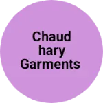 Business logo of Chaudhary Garments