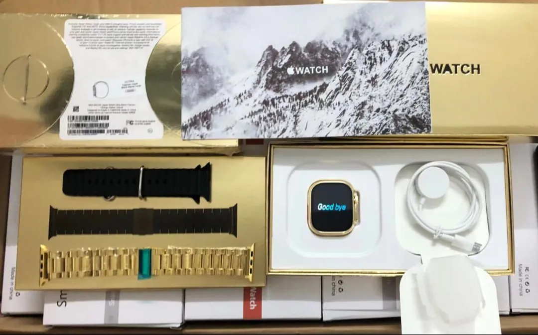 Post image Hey! Checkout my new product called
Watch 8 ultra gold original packing.
